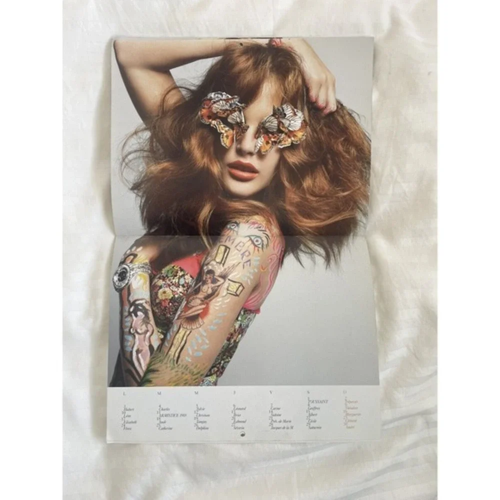 2008 VOGUE Paris France Calendar Terry Richardson Carine Roiteld Sexy Supermodel